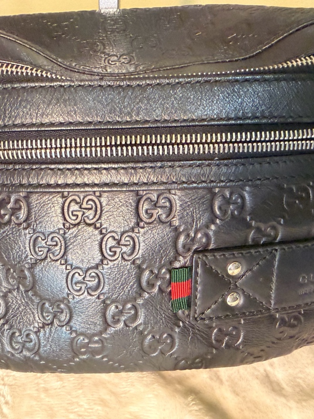 Gucci Guccissima Web Belt Bag - Picture 5 of 17